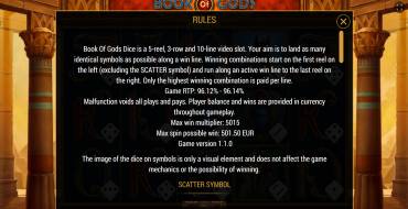 Book of Gods Dice: Regeln
