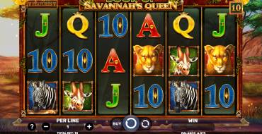 Book Of Savannah’s Queen: Spielautomat