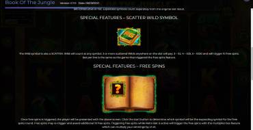 Book of The Jungle: Regeln
