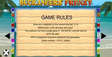 Buckaneers' Frenzy: Regeln