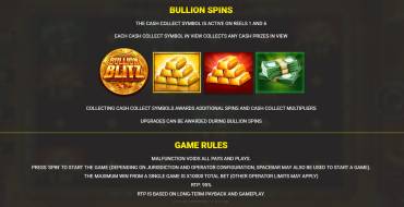 Bullion Blitz: Gratisdrehs und/oder Neudrehungen