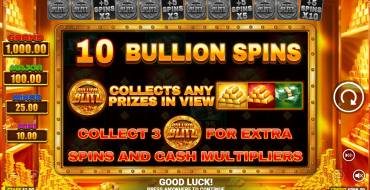 Bullion Blitz: Gratisdrehs und/oder Neudrehungen