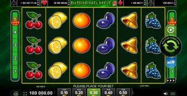 Burning Hot 6 Reels: Spielautomat
