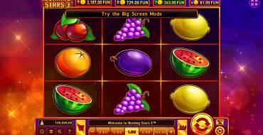 Burning Stars 3: Spielautomat
