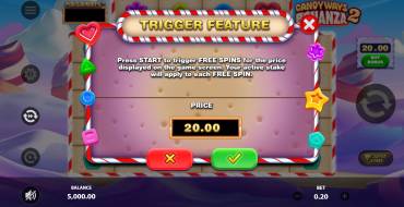 Candyways Bonanza Megaways 2: Funktion