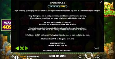 Cash Bonanza: Regeln