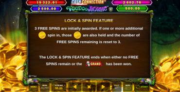 Cash Connection — Voodoo Magic: Gratisdrehs und/oder Neudrehungen