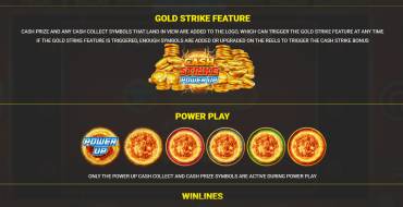 Cash Strike Power Up: Bonus Spiele