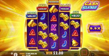Cash Surge: Gratis-Spins