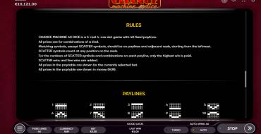 Chance Machine 40 Dice: Regeln