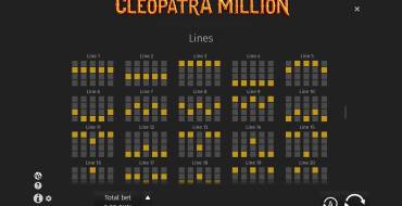 Cleopatra Million: Zeilen
