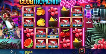 Club Tropicana — Happy Hour: Gratis-Spins