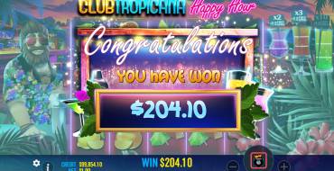 Club Tropicana — Happy Hour: Gewinne