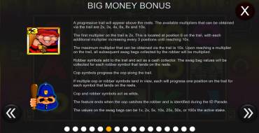 Cops 'n' Robbers Big Money: Bonus Spiele