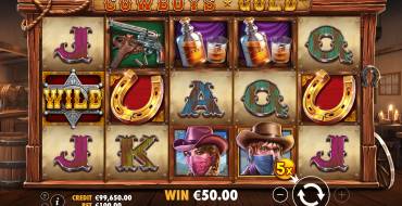 Cowboy's Gold: Gewinne