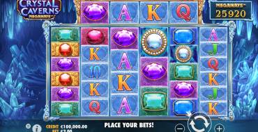 Crystal Cavern Megaways: Spielautomat