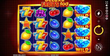 Deluxe Fruits 100: Besondere Symbole