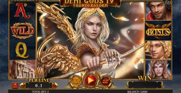 Demi Gods IV Thunderstorm: Spielautomat