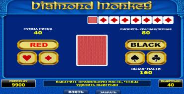 Diamond Monkey: Risiko-Spiel