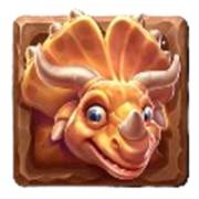 Dino Drop: Orangefarbener Dinosaurier