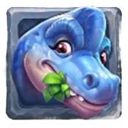 Dino Drop: Blauer Dinosaurier