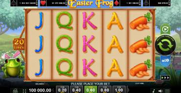 Easter Frog: Spielautomat
