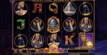 Egyptian Rebirth II: Spielautomat