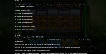 Emerald Bounty 7s Hold and Win: Regeln