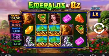 Emeralds of Oz: Spielautomat