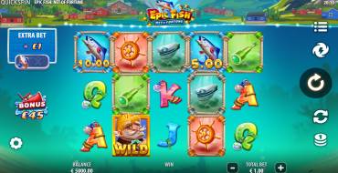 Epic Fish: Net of Fortune: Schnittstelle