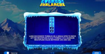 Everest Avalanche: Spielautomat