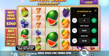 Extra Juicy Megaways: Angebot