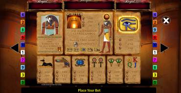 Eye of Horus Megaways Jackpot King: Auszahlungstabelle