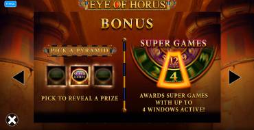 Eye of Horus Power 4 Slots: Bonus Spiele