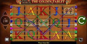 Eye of Horus The Golden Tablet: Spielautomat