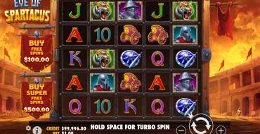 Eye of Spartacus: Spielautomat