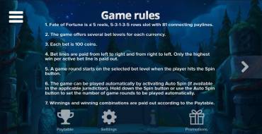 Fate of Fortune: Regeln