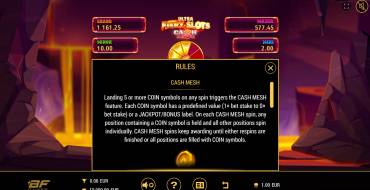 Fiery Slots Cash Mesh Ultra Dice: Bonus Spiele