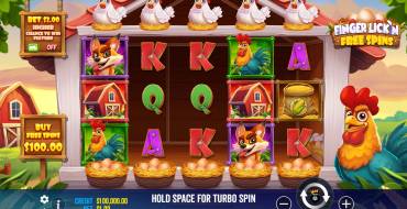 Finger Lick’n Free Spins: Spielautomat