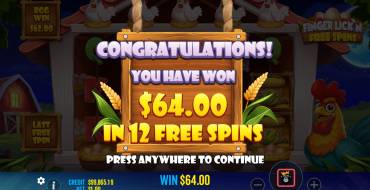 Finger Lick’n Free Spins: Gewinne