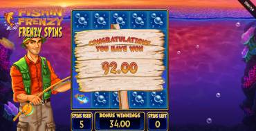 Fishin` Frenzy Prize Lines: Gewinne