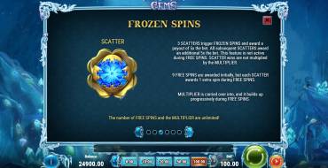 Frozen Gems: Gratis-Spins