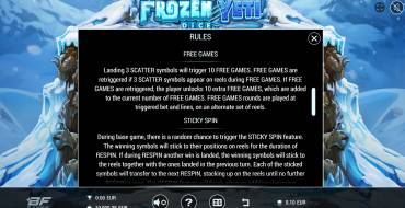 Frozen Yeti Dice: Bonus Spiele