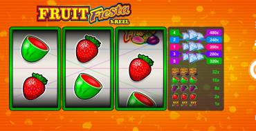 Fruit Fiesta 3 Reel - Progressive: Spielautomat