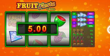Fruit Fiesta 3 Reel - Progressive: Gewinne