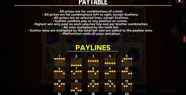 Fruits Royale 100: Regeln