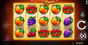 Fruits Royale 5: Schnittstelle
