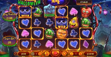 Fruity Halloween: Der Hauptbildschirm