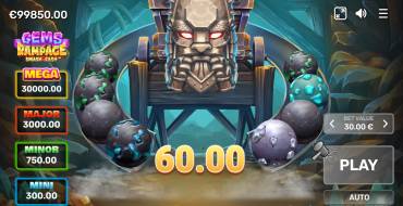 Gems Rampage: Gewinne