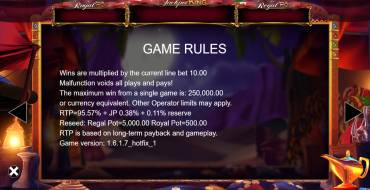 Genie Jackpots Wishmaker Jackpot King: Regeln